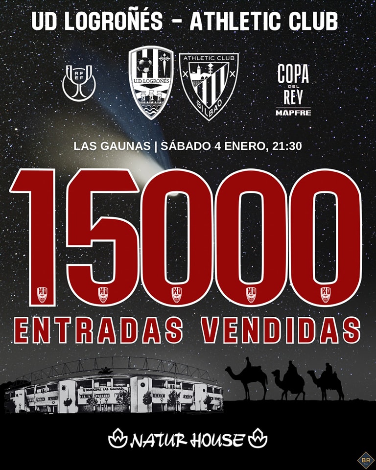 15000 entradas logrones atheltic bilbao